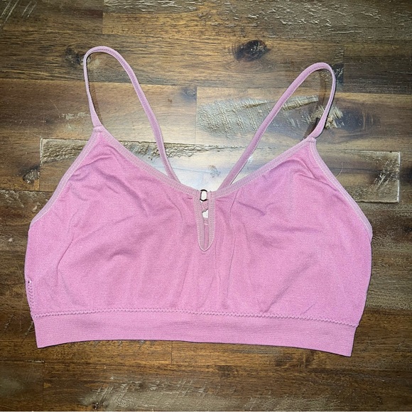 ✅ Danskin pink bralette with racer back adjustable straps - Picture 6 of 10